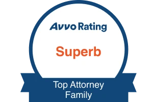 Avvo Rating - Superb - Top Attorney Family - Badge