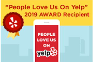 People Love us on Yelp, 2019 Award Recipient - Badge